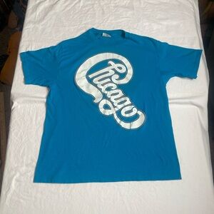 Vintage Chicago 1986-87 T-shirt Size Large Rock Band Shirt World Tour XL